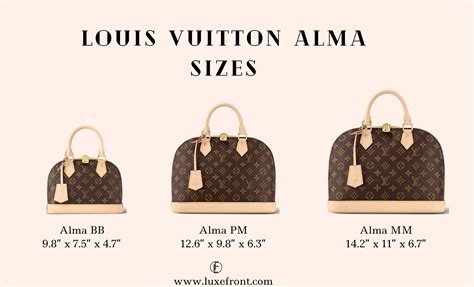 lv alma sizes|louis vuitton alma mini.